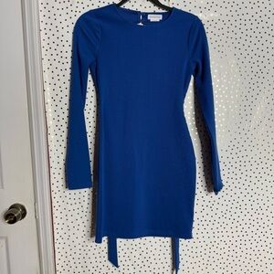 Lovers + Friends Blue Long Sleeve Dress